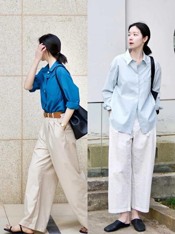 áo sơ mi, thời trang xuân hè, mẹo phối đồ