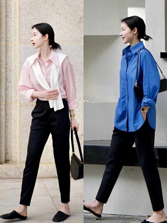áo sơ mi, thời trang xuân hè, mẹo phối đồ